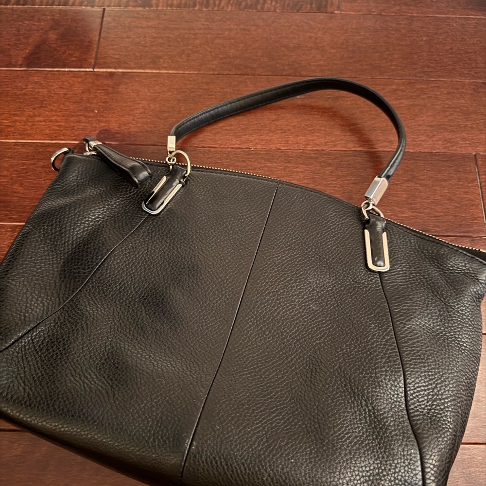 COACH Madison Small Kelsey Crossbody Bag Pebbled Leather Black H1380-28095 - Picture 6 of 7